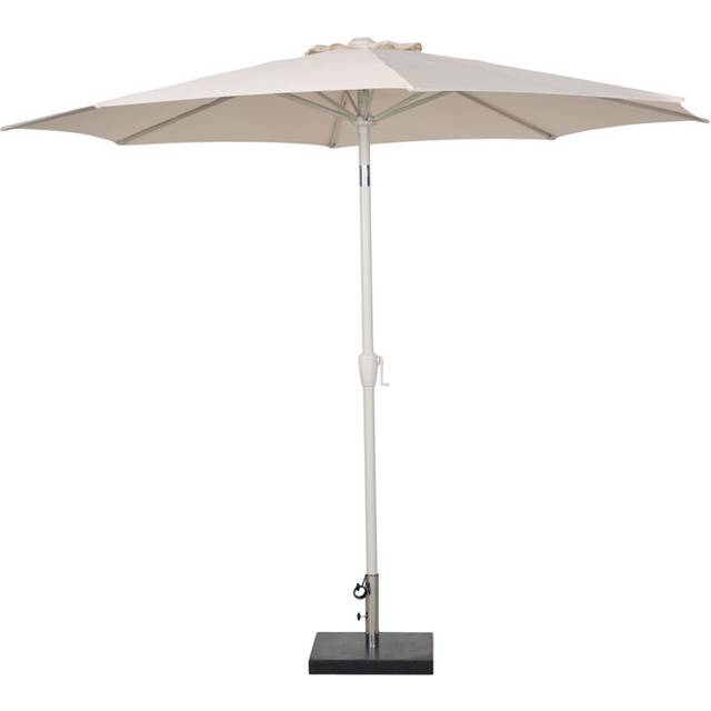 Parasoll m/vev & tilt Beige Ø3 m Sunlife