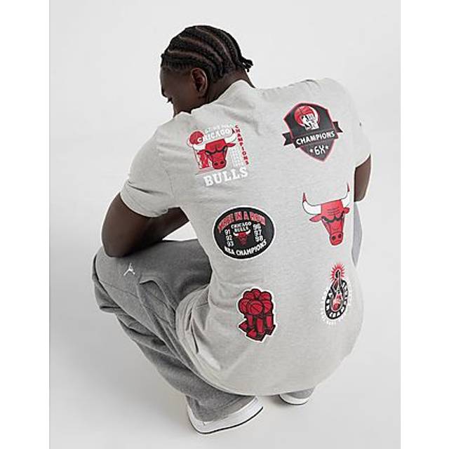 Mitchell & Ness NBA Chicago Bulls T-Shirt, Grey