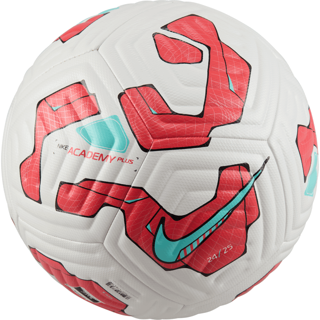 Academy Plus fotboll, WHITE/EMBER GLOW/AURORA GREEN, Unisex, 4