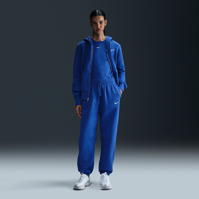 Nike Phoenix Fleece Oversized Joggers - Royal Blue - Womens - L