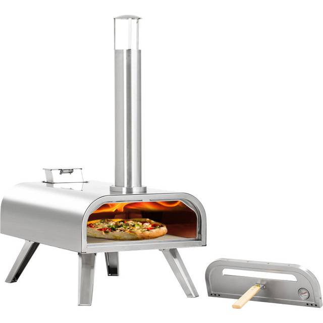 Bighorn outdoor stainless steel pizza pellet oven - 16inch