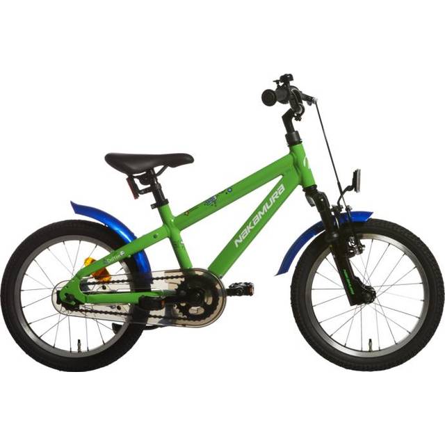 Dalton 16 tum juniorcykel, LIME/BLUE, Barn, ONESIZE