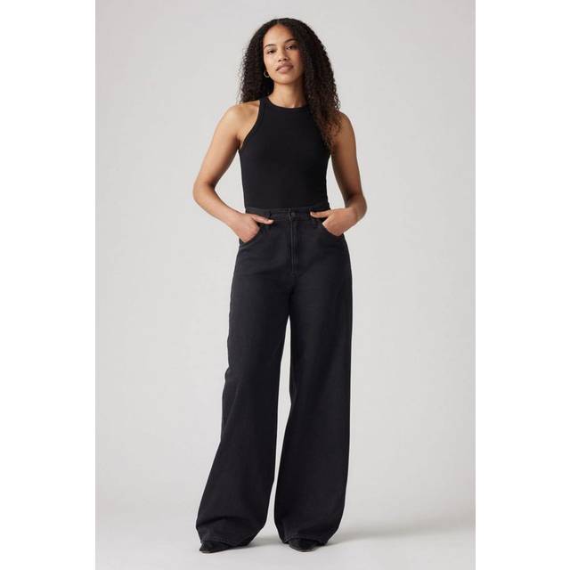 LEVI'S Cinch Baggy Jeans - Black - Womens - 30
