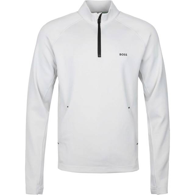 Boss Active Sweatshirt Men lightgrey, size: S