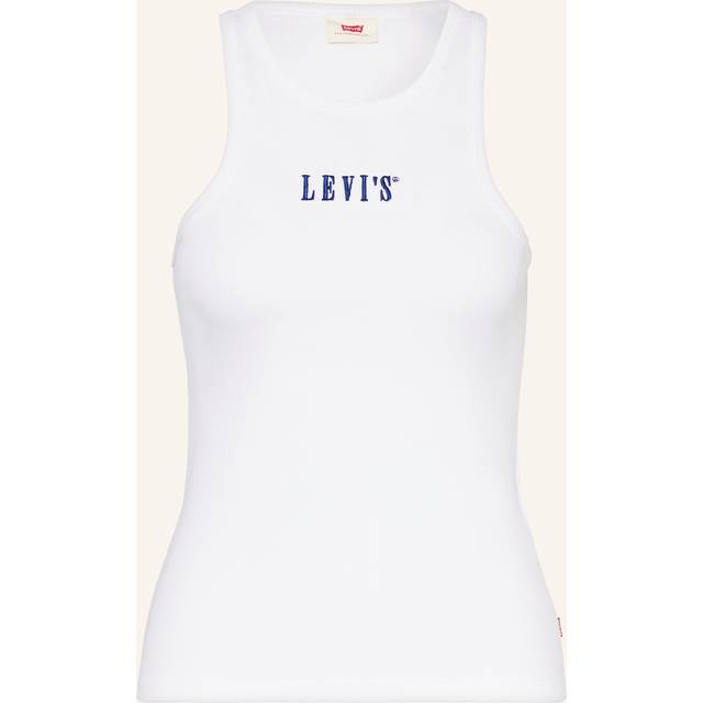 Levi's Gemini Tank - Tank Serif 1873 Bright White, White, Size Xs, Women - XS