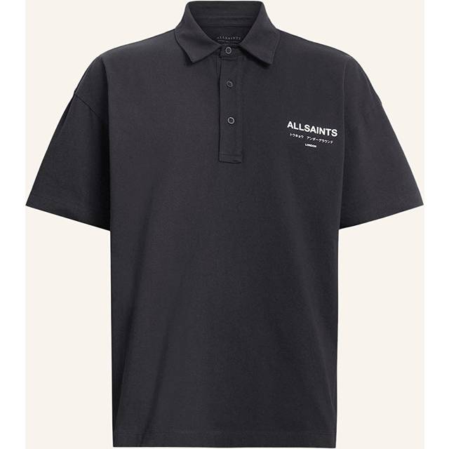 AllSaints Underground Polo Shirt, Black