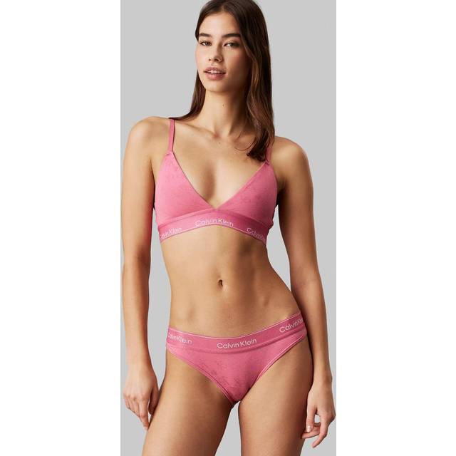 Modern Cotton Vday Thong - Pink - XS