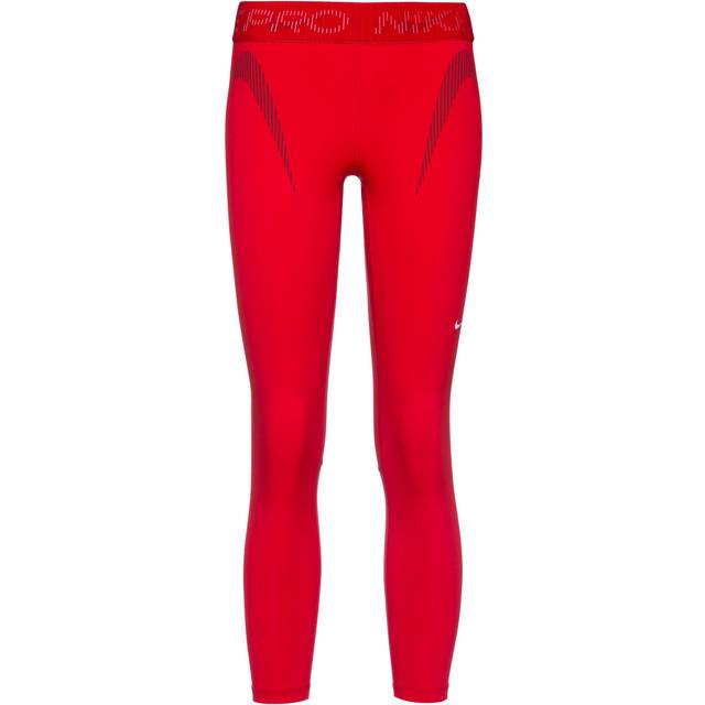 Nike Training Pro Leggings - Red - Womens - M