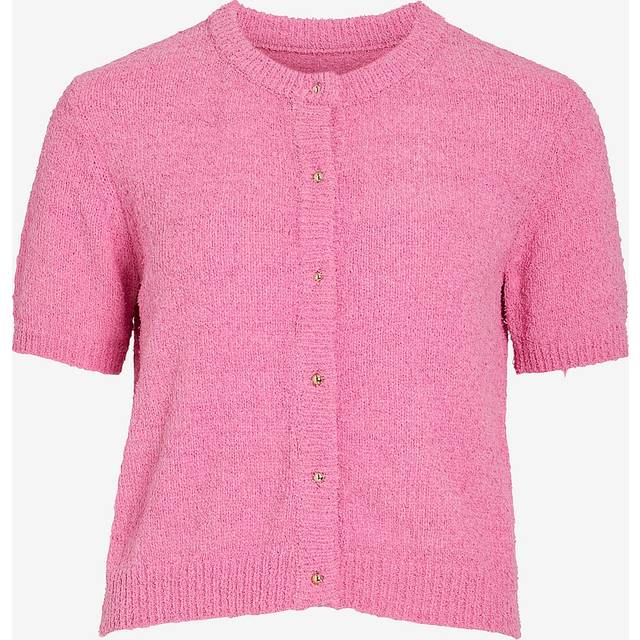 Vila - Cardigan viCilla S/s V-neck Cardigan/ka - Rosa