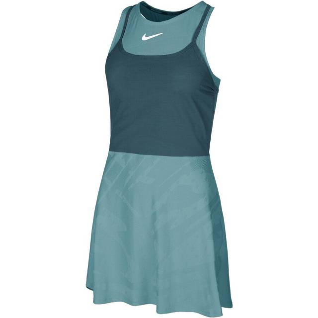 Nike Court Dri-Fit Slam Dress Women petrol, size: M