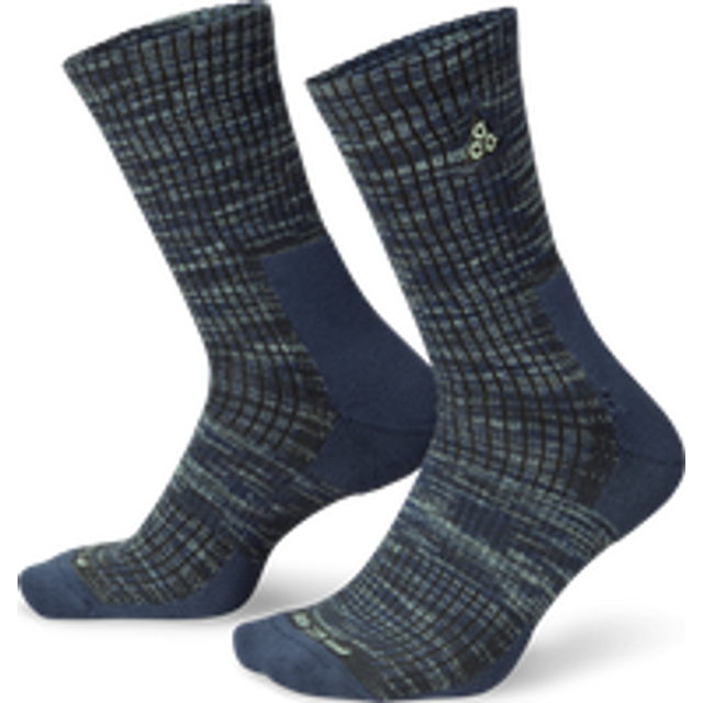 Nike ACG Everyday Cushioned Crew Socks 1-Pack Thunder Blue/ Thunder Blue/ Barely Volt S
