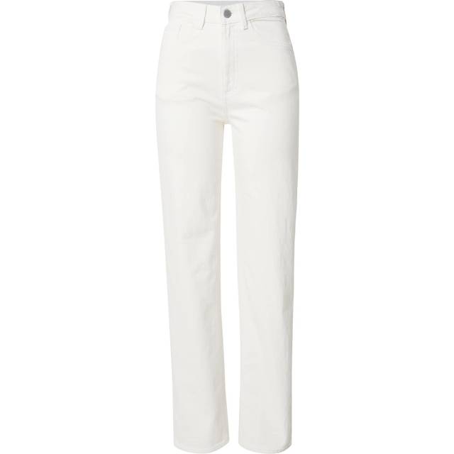 Women's Vila Kelly Heavyweight Straight Jean Cloud Dancer - White - Size: 38/30