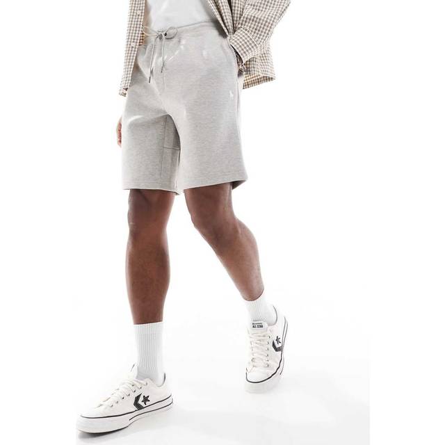 Polo Ralph Lauren's Performance Cotton-Blend Jersey Shorts - S - Grey