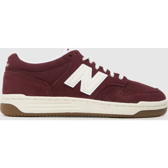 New Balance 480 Trainers in Burgundy