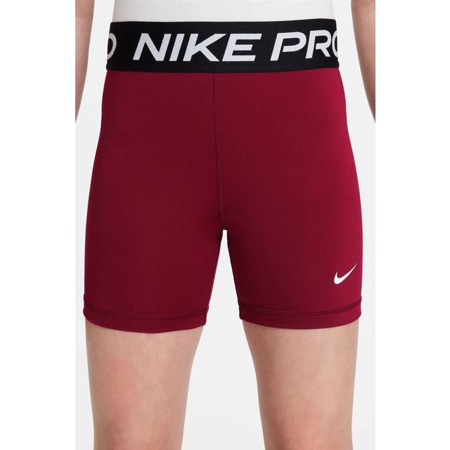 Nike Pro Dri-Fit 3in Shorts Girls wine_red, size: XS