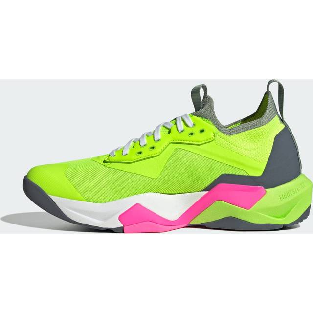 Adidas Adidas Rapidmove Adv 2 Skor Träningsskor Lucid Lemon / Cloud White / Lucid Pink - UK 8.5