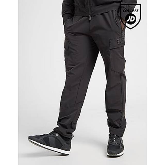 EA7 Emporio Armani Woven Tech Cargo Pants - Black - Mens