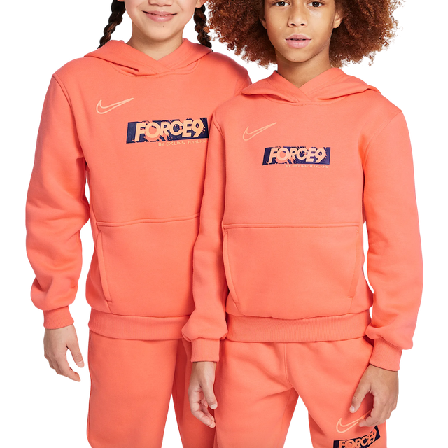 Nike Luvtröja Club Fleece Erling Haaland Personal Edition - Orange/Orange Barn - ['Orange'] (L: 147-158 cm)