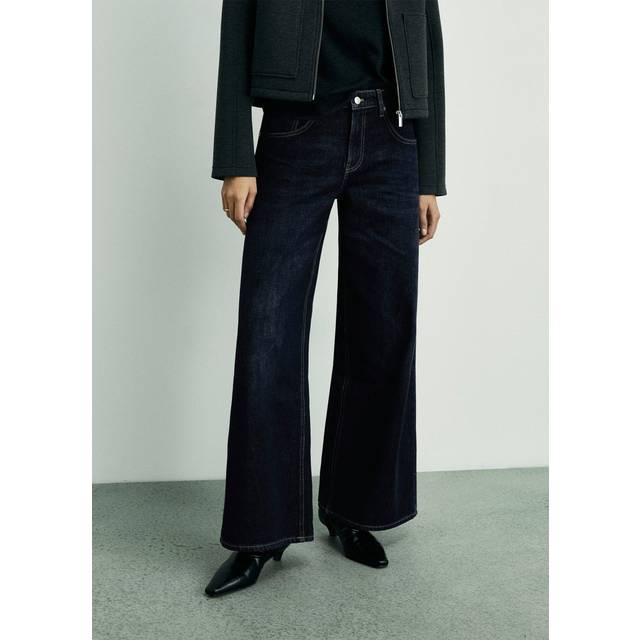 Mango Annie Low Waist Wide Leg Jeans