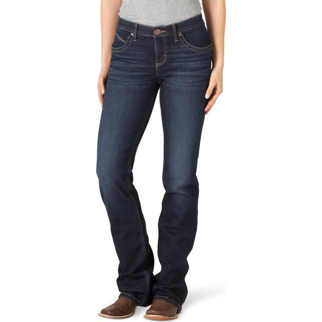 Wrangler Women's Q-Baby Mid Rise Boot Cut Ultimate Riding Jean  Avery