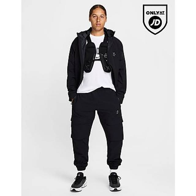 Nike Sportswear Air Max Men's Woven Cargo Trousers - Black - Nylon/Elastane - XXL