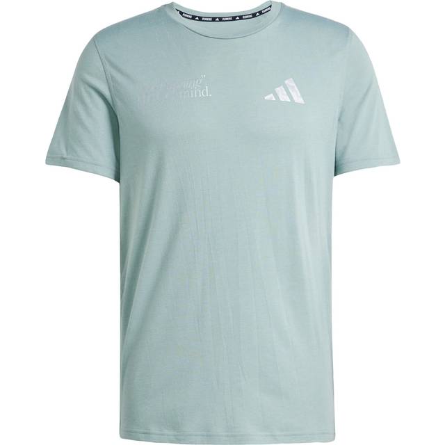Ultimate Metallic Graphic T-Shirt - Silver Green - XS