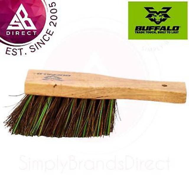 Buffalo stiff bassine mix churn hand brush for heavy-duty scrubbing tasks