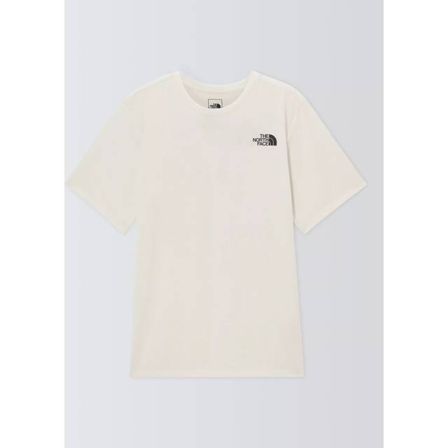 The North Face - Foundation Mountains Faces White Dune - T-Shirt - white - M - 100% Polyester,Jersey
