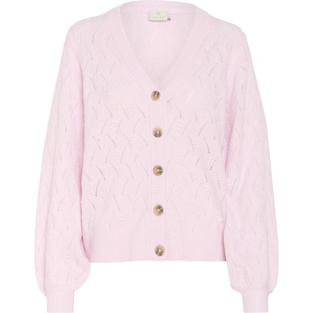KAFFE Rita Pointelle Knit Cardigan