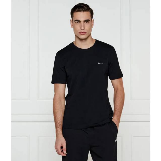 Hugo Boss, Topp, Herr, M, Bomull, Herr Mix&Match T-shirt Svart Vår/Sommar Bomull - black (M)