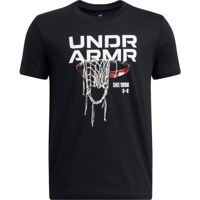 Kid's T-shirt Under Armour Hoops Net - Noir
