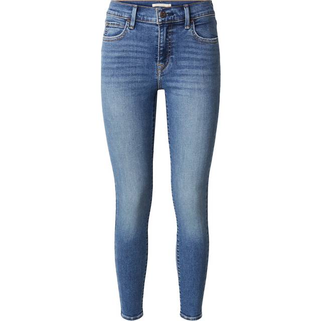 Levi's 710T Mid Rise Super Skinny Jeans - New Adventure Blue, Blue, Size 26, Inside Leg 30, Women -  inside leg 30,26