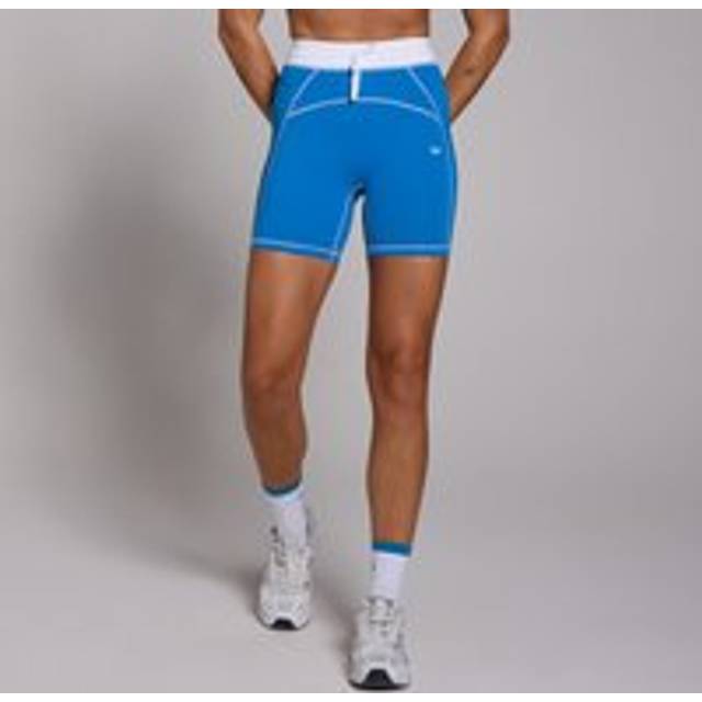 MP Women's Tempo Contrast Drawstring Shorts - Cobalt Blue - XS