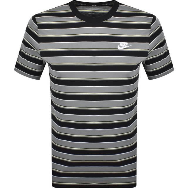 Nike Stripe T-Shirt - Black - Mens