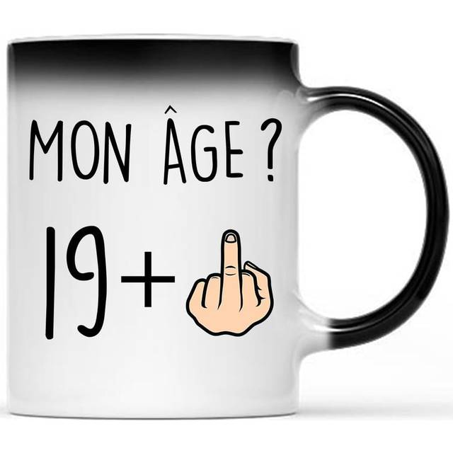 Jungle Mug Rolig och originell födelsedagspresent | Gåva till honom eller henne - magisk mugg som ändrar färg med värme | Humor med lekfullhet | Gåva till män eller kvinnor (20)