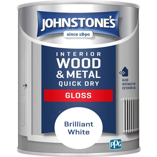 Johnstone's Quick Dry Gloss - Brilliant White 1.25L