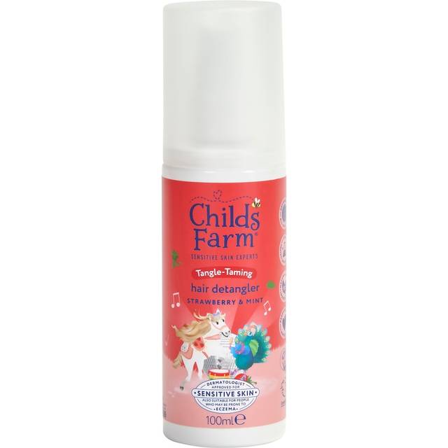 Childs Farm Tangle-Taming Hair Detangler 100ml Strawberry and Mint Kids Styling Protector Spray