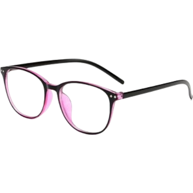 1st Kvinnor Läsglasögon Mode Trend Ovala glasögon High-Definition Anti Blue Light Glasögon Lämpliga för daglig användning på datorer Telefoner och TV- - Rosa (+100,0,+150,+200,+250,+300,+350,+400)