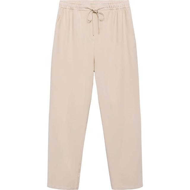 Mango Fluido Drawstring Waist Trousers