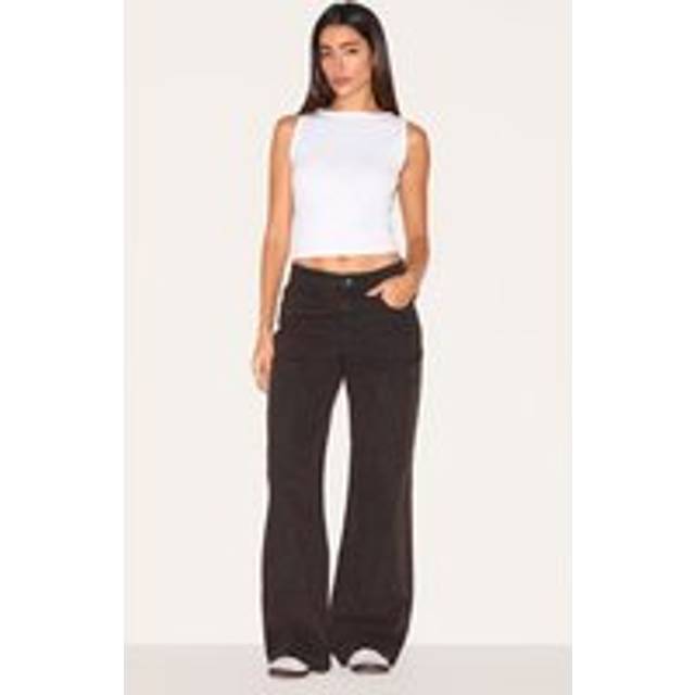 Dark Chocolate Carpenter Style Cargo Pocket Jeans, Dark Chocolate - 4