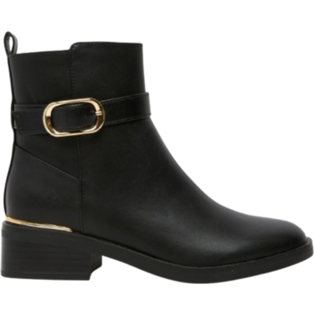 schuh Ciara Buckle Boots in Black