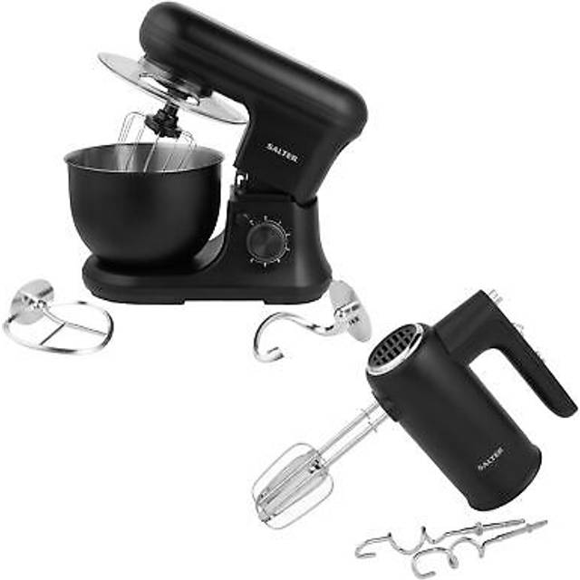 SALTER Kuro Combo-8846 Stand Mixer & Hand Mixer Bundle - Black, Black
