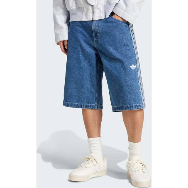 Shorts adidas Firebird Adicolor Denim Shorts Medium Blue Denim 33 (33)