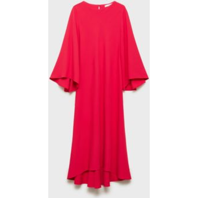 Mango Rosa Dip Hem Maxi Dress