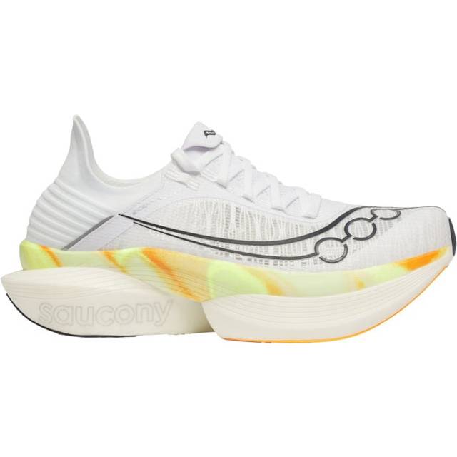 Saucony Unisex Endorphin Elite 2 White/peel, 42.5