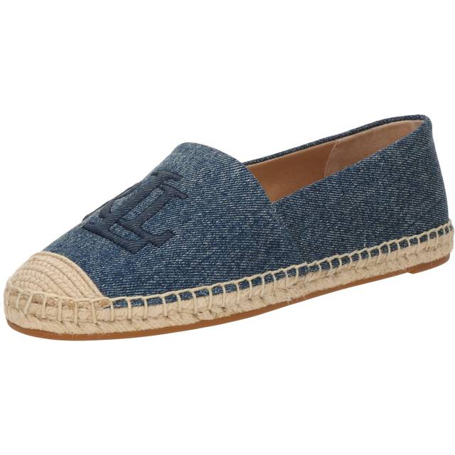 LAUREN RALPH LAUREN Cameryn Washed Denim Espadrille |Blå |38