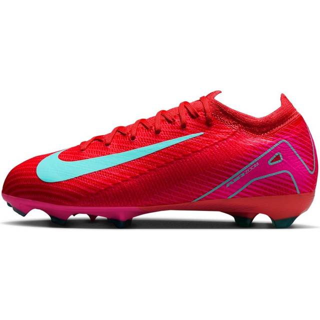 Mercurial Vapor 16 Pro FG JR fotbollsskor, EMBER GLOW/AURORA GREEN, Dam, 3.5