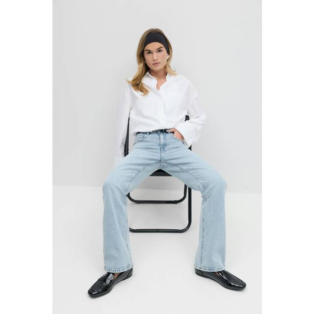 GINA TRICOT Classic Boot Jeans |Blå |36