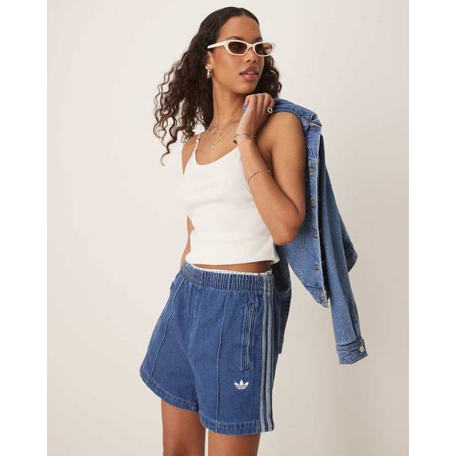 Shorts adidas Firebird Adicolor Denim Short Blue/ Indigo Denim XS (XS)