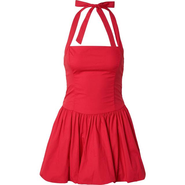 Halter Mini Bubble Skort Dress